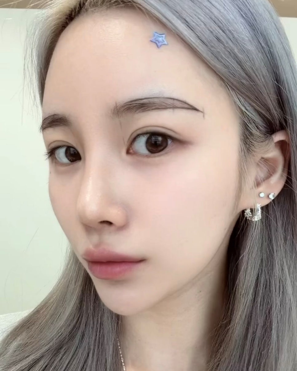 시술 직후 클로즈업